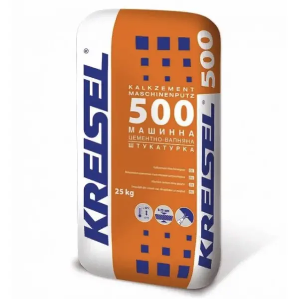 Kreisel 500 Штукатурка цементно-вапняна машинна (25 кг)
