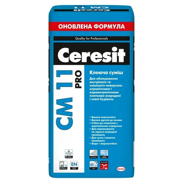 Клей для плитки CERESIT CM - 11 Pro
