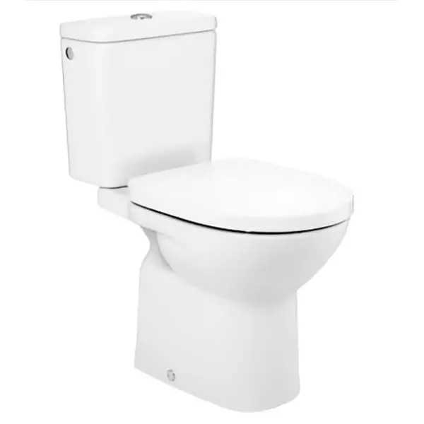 Компакт в комплекті ROCA DEBBA мод A34S998000 DEBBA унітаз г в з сидінням slow-closing в упак. пiдведення води збоку горизонтальний випуск. 46406