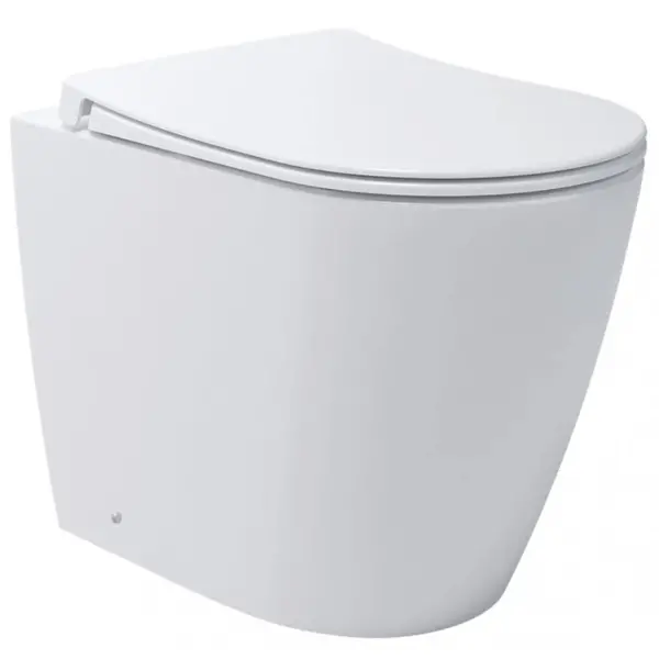 Унітаз підлоговий 4020520 DO IT безобідковий з кришкою soft-close білии глянець Код- 565684