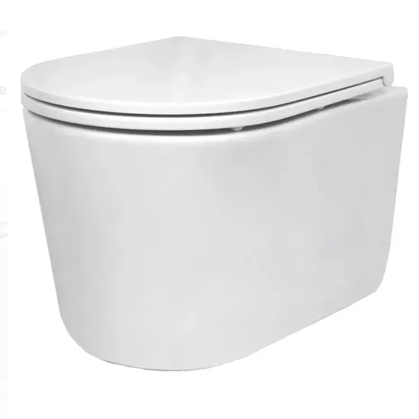 Унітаз підвісний безобідковий 320150 STYLE з кришкою soft close Vortex Flush Код- 552689