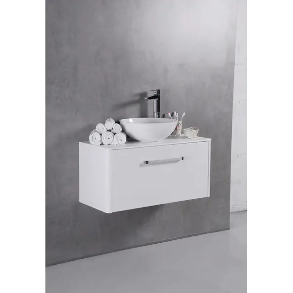 Тумба з умивальником Fancy Marble. Комплект Fiji 90 тумба з умивальником Kris 420 