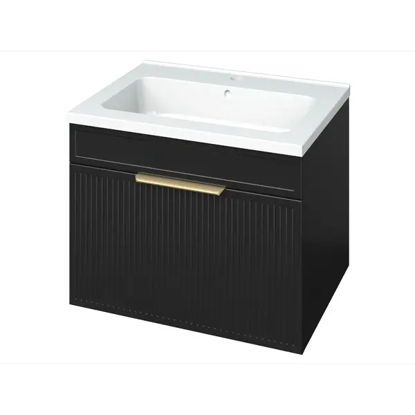 Тумба MIRATER .Адель. Тумба з ум. Родео 60 чорна