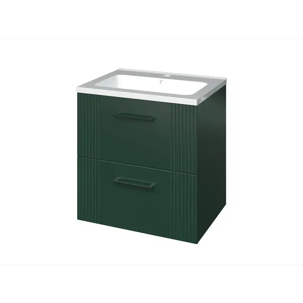 Тумба MIRATER .Елара. Тумба підвісна з ум.Глорія 60 смарагд