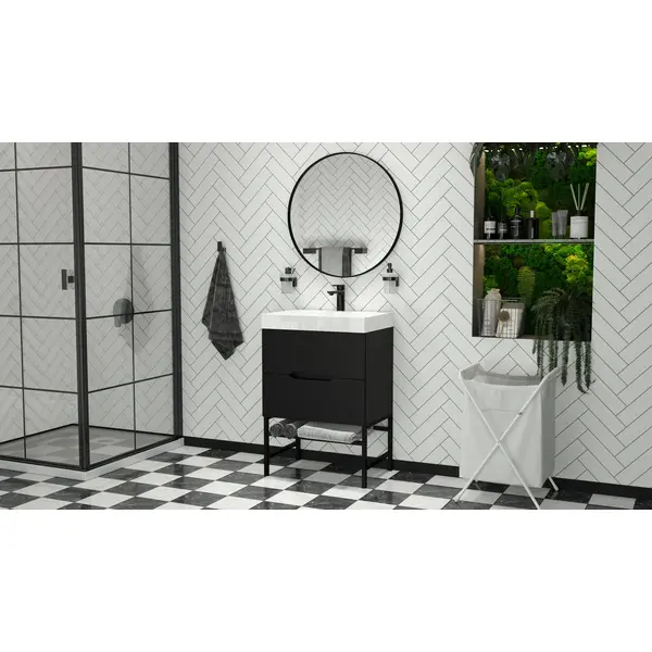 Тумба з умивальником Fancy Marble. Комплект STELLA тумба з умивальниками Stiven 700 