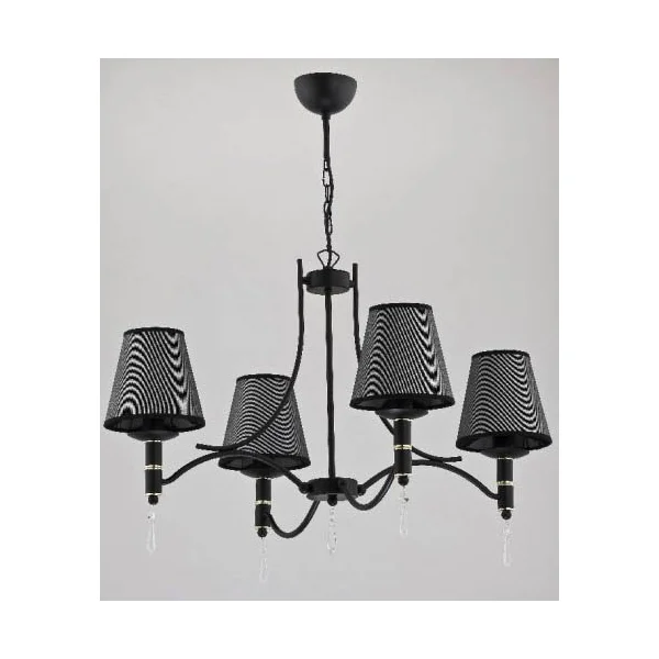 Люстра Alfa 22964 Abil black silver