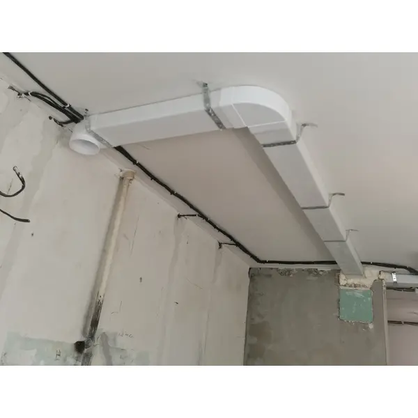 Повітропровід з пластикового короба (до 3-х метрів) в пакеті Максимальний