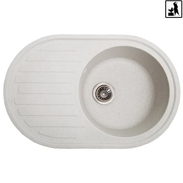 Кухонна мийка Romzha Elegancia 77 Biela (101)