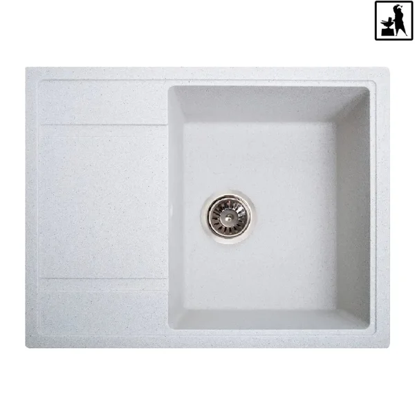 Кухонна мийка Romzha Jorum 65 Biela (101)