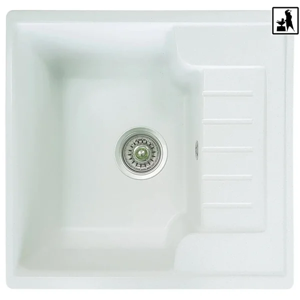 Кухонна мийка Romzha Klasicky 51 Biela (102)