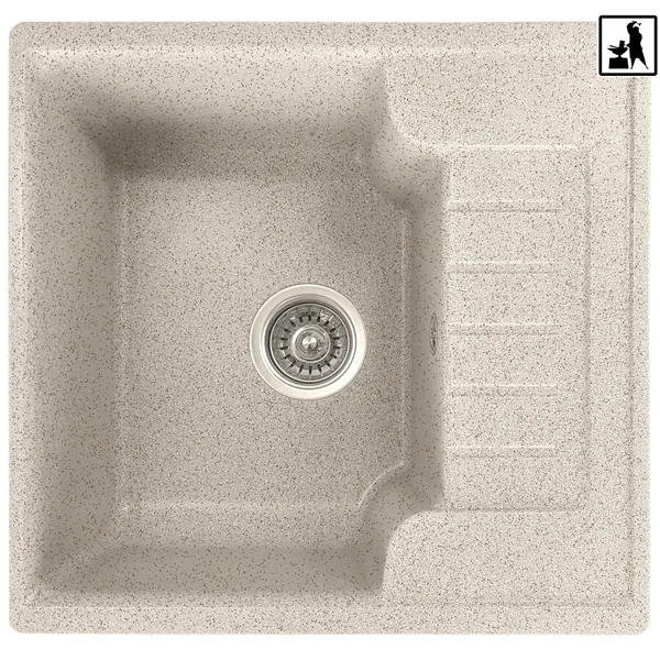 Кухонна мийка Romzha Klasicky 51 Gri (802)