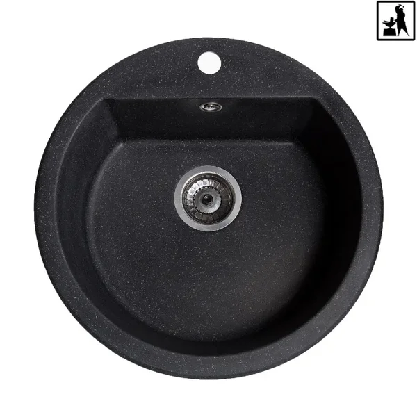 Кухонна мийка Romzha Kolo Antracit (901)