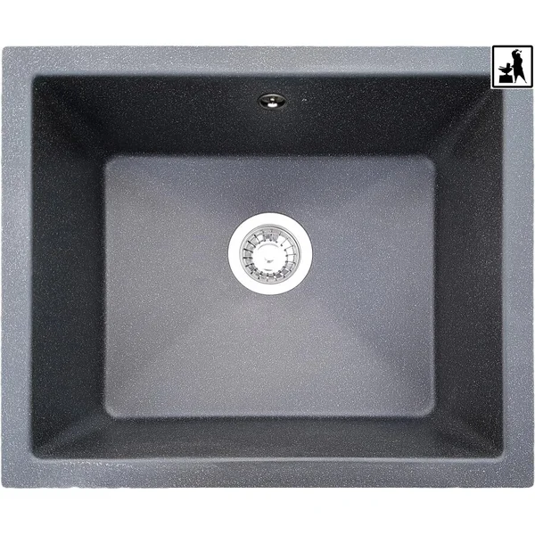 Кухонна мийка Romzha Mira U-540 Antracit (902)