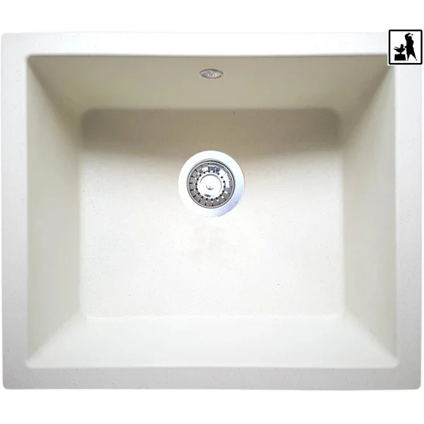 Кухонна мийка Romzha Mira U-540 Biela (102)