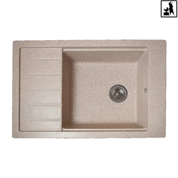 Кухонна мийка Romzha Patrat 78 Bezhvy (401)