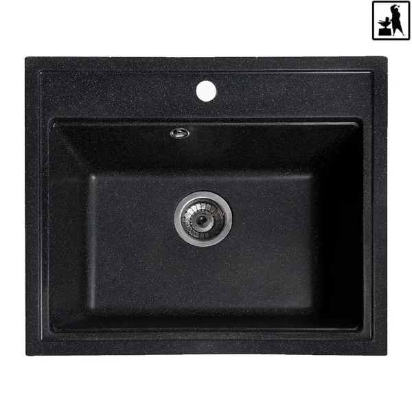 Кухонна мийка Romzha Patrat Antracit (901)