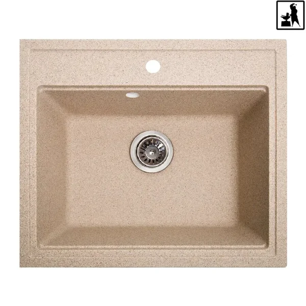 Кухонна мийка Romzha Patrat Piesok (301)