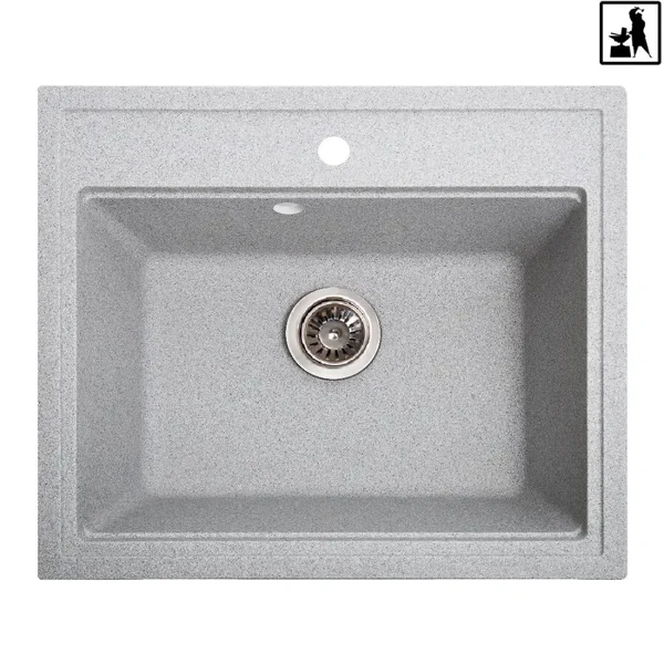 Кухонна мийка Romzha Patrat Seda (601)