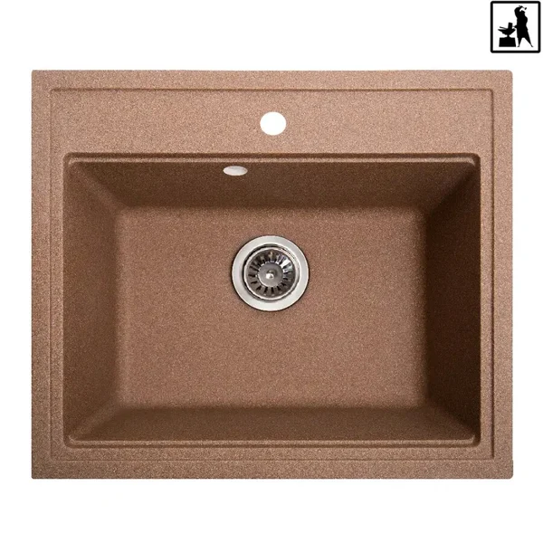 Кухонна мийка Romzha Patrat Teracota (701)