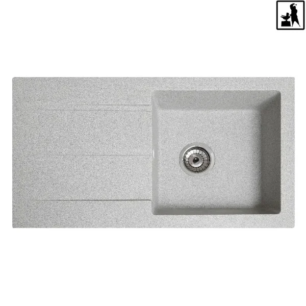 Кухонна мийка Romzha Quadro Seda (601)