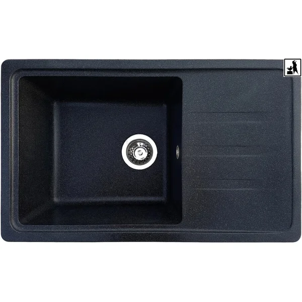 Кухонна мийка Romzha Trei 71 Antracit (902)