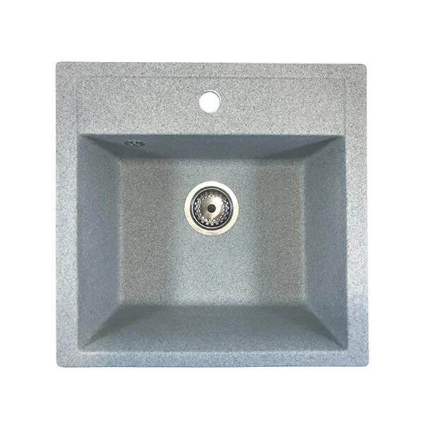 Мийка для кухні L'аmante Рома 9 (495*480) сірий- Київ