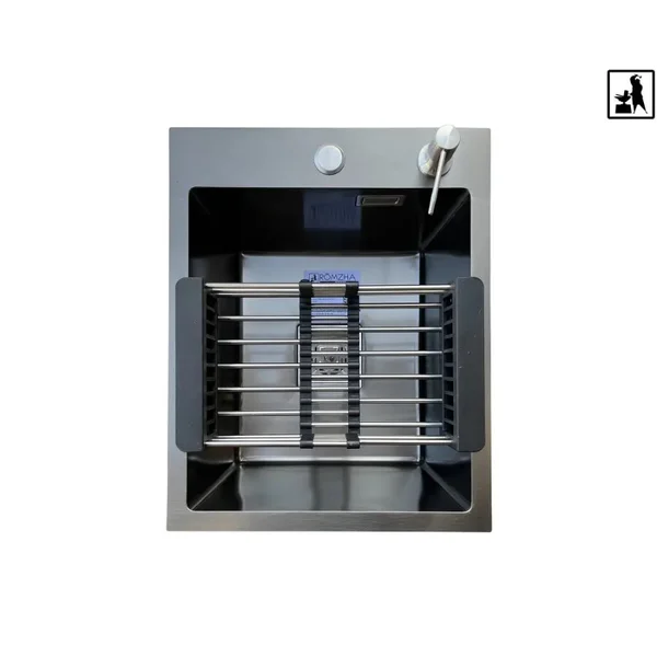 Сталева кухонна мийка Romzha Arta Nova U-350 BL