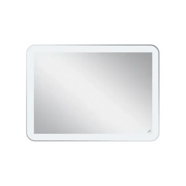 Дзеркало Swan Qtap настінне прямокутне з LED-підсвічуванням Touch, димер, рег. яскравості 800х600 мм Reverse 39642