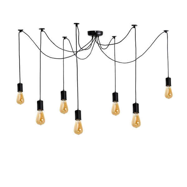 Люстра паук (подвесной светильник) Spider-7 Black