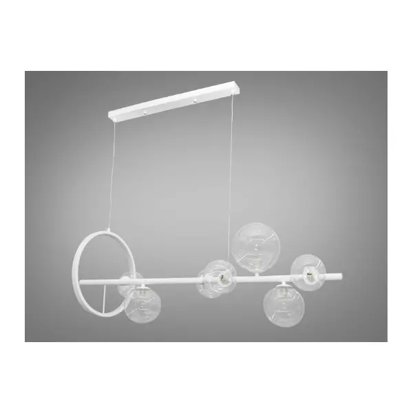 Люстра Loft на 7 ламп з LED підсвічуванням арт: YC2108L-7WH