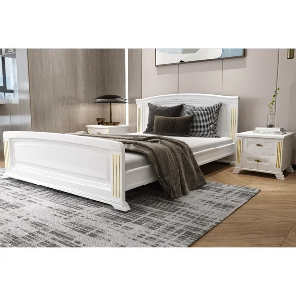 *Київ - Ліжко ArtWood Cієна New 1,60 х 2,00 - ламельний блок , вільха тонування 5 кольорів. Оббивка 1-5 кат. Тумби на вибір ( предзам. 3-4 тижні)