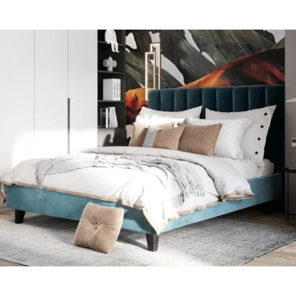 *Київ - Ліжко мʼяке на ніжках ArtWood Ельба 1,80 х 2,00 - ламельний блок . Оббивка 1-3 кат. Тумби на вибір окрім мод : Майнц , Лукарно 3.( предзам. 4 тижні)