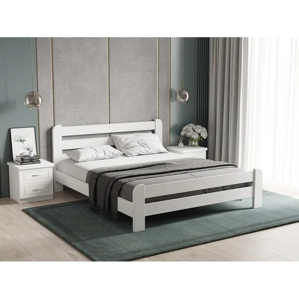 *Київ - Ліжко ArtWood Малага 1,60 х 2,00 / 1,80 х 2,00 - ламельний блок , вільха тонування 5 кольорів. Тумби на вибір. ( предзам. 3-4 тижні)