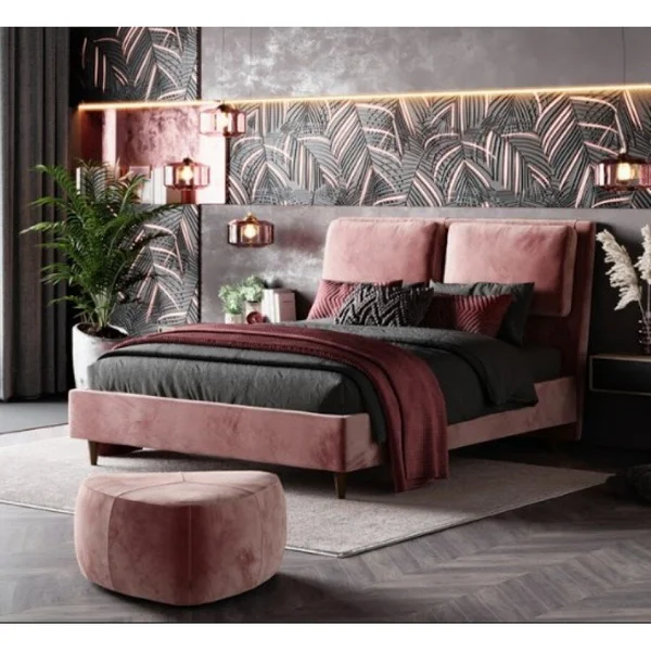 *Київ - Ліжко мʼяке на ніжках ArtWood Невада 1,60 х 2,00 - ламельний блок . Оббивка 1-3 кат. Тумби на вибір окрім мод : Майнц , Лукарно 3.( предзам. 4 тижні)