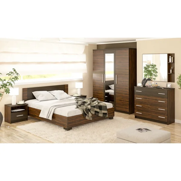 Спальня ВЕРОНИКА венге темный-макасар