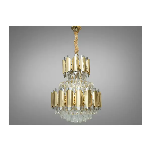 Современная хрустальная люстра арт: 1022-D500xH720GD