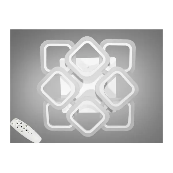 Светодиодная люстра 80W арт: AS8060/4+4WH