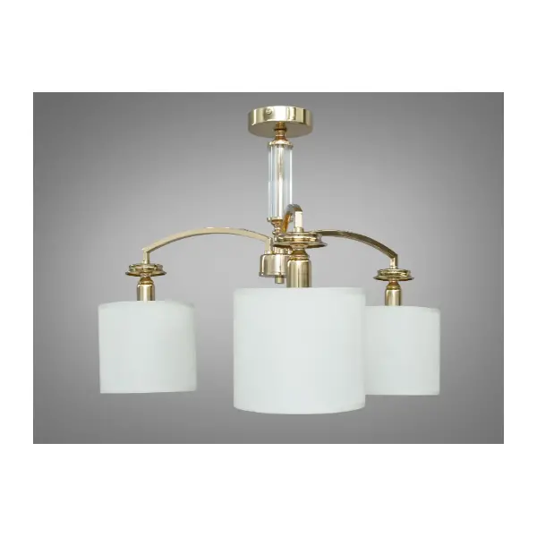 Современная люстра с абажурами, 3 лампы арт: 1018/3G