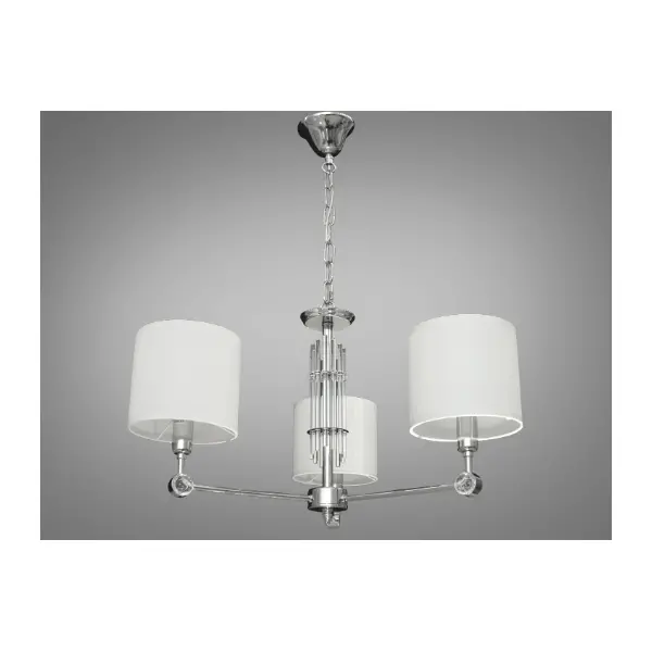 Современная люстра с абажурами арт: 1010/3HR