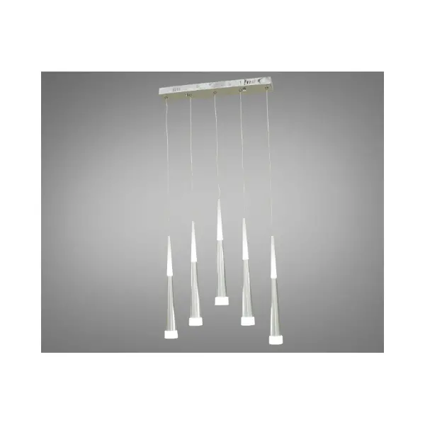 Современная светодиодная люстра, 18W арт: 3002/5SV