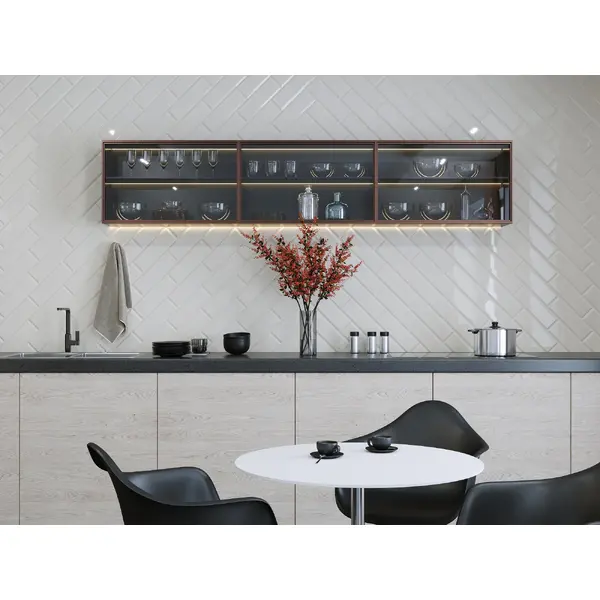 Плитка стеновая The Wall белый 100x300x7 Golden Tile