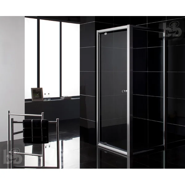 Двері в нішу 90*195см розпашні, профіль хром, скло прозоре 5мм код 62714