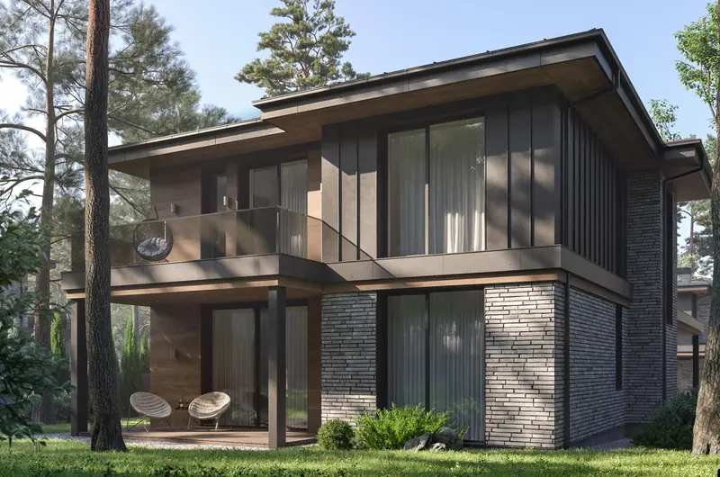 Архітектурний проєкт  для малоповерхового будинку в Києві